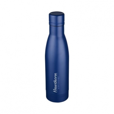 Logo trade promotional gifts picture of: Vasa copper vacuum insulated bottle, blue