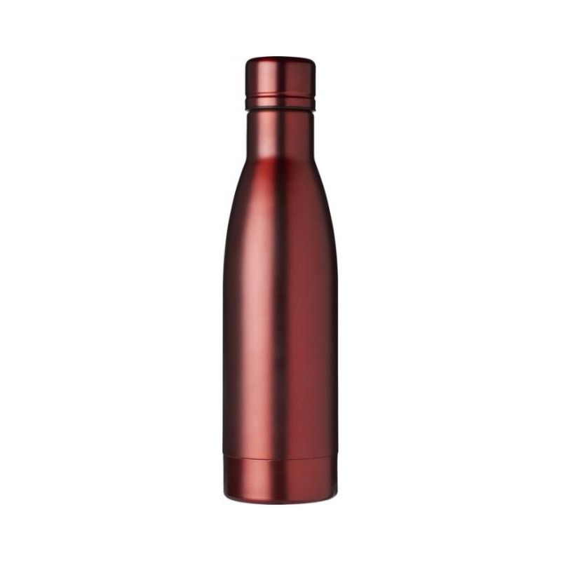 Logo trade advertising products image of: Vasa copper vacuum insulated bottle, red