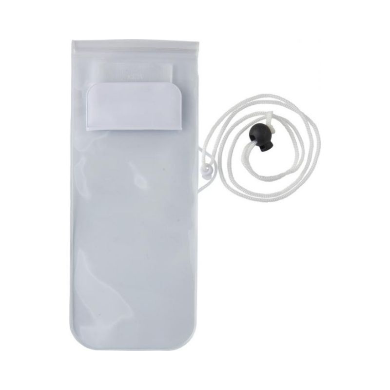 Logo trade business gifts image of: Mambo waterproof storage pouch, white