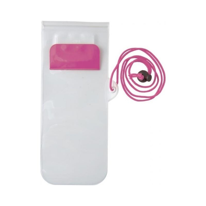 Logo trade promotional giveaway photo of: Mambo waterproof storage pouch, magenta