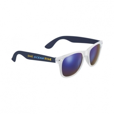 Logo trade promotional items picture of: Sun Ray Mirror sunglasses, navy