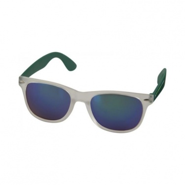 Logo trade advertising products picture of: Sun Ray Mirror sunglasses, green