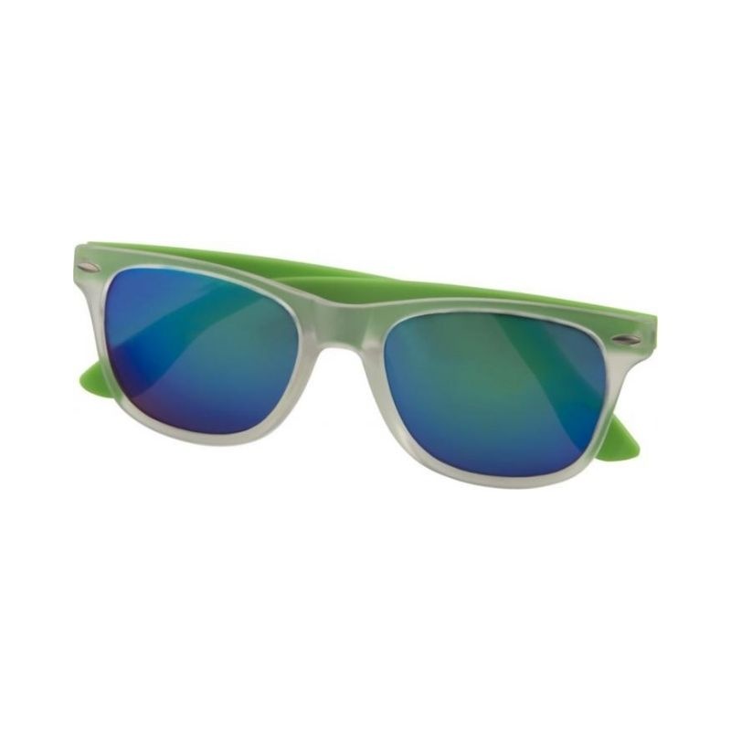 Logotrade corporate gifts photo of: Sun Ray Mirror sunglasses, lime