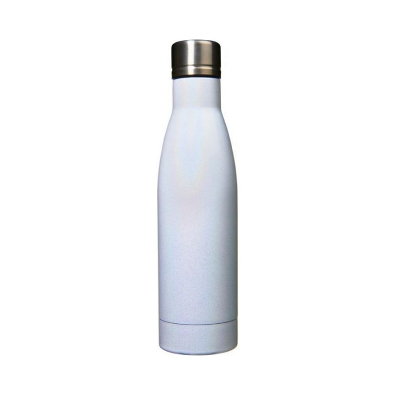 Logo trade promotional giveaways image of: Vasa Aurora copper vacuum insulated bottle, white