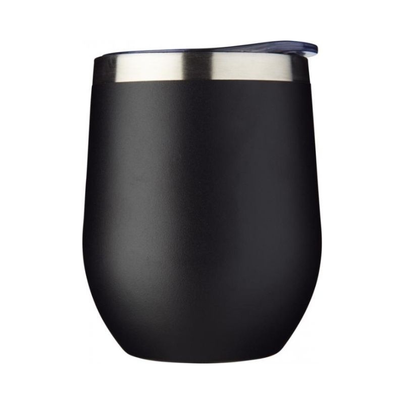 Logo trade corporate gift photo of: Corzo copper Vacuum Insulated Cup, black