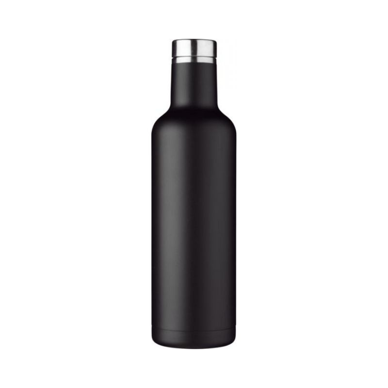 Logotrade corporate gift picture of: Pinto Copper Vacuum Insulated Bottle, black