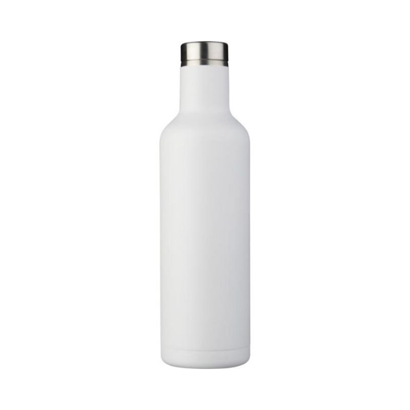 Logotrade corporate gift picture of: Pinto Copper Vacuum Insulated Bottle, white