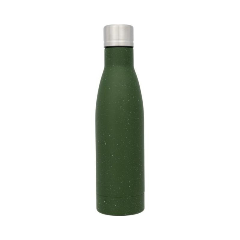 Logotrade promotional merchandise picture of: Vasa speckled copper vacuum insulated bottle, green