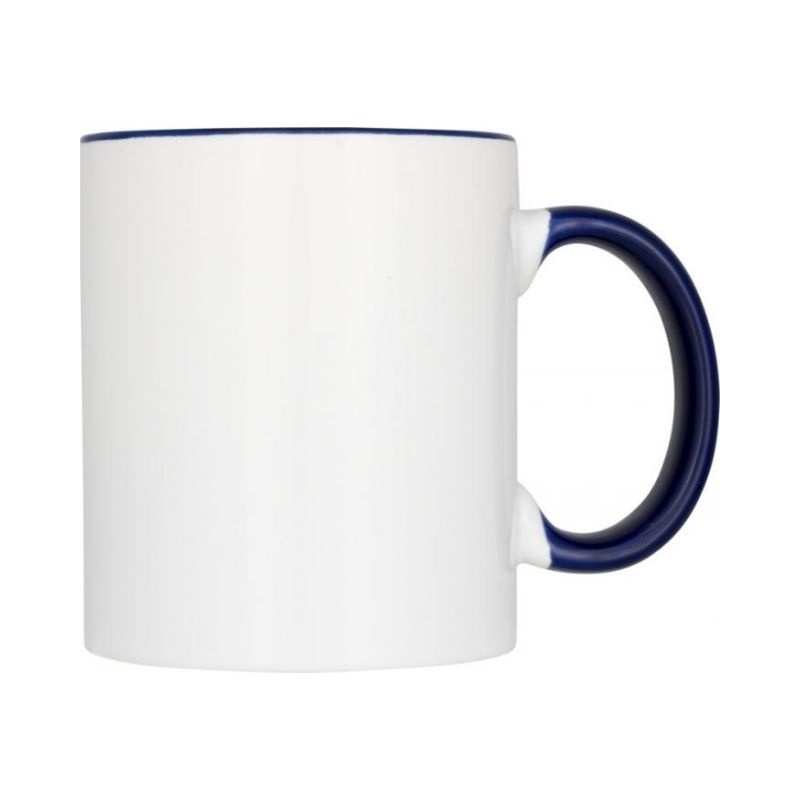 Logo trade corporate gift photo of: Pix sublimation colour pop mug, blue