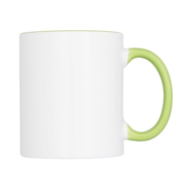 Logotrade promotional items photo of: Pix sublimation colour pop mug, lime green