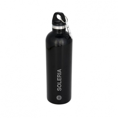 Logotrade advertising product image of: Atlantic vacuum insulated bottle, black