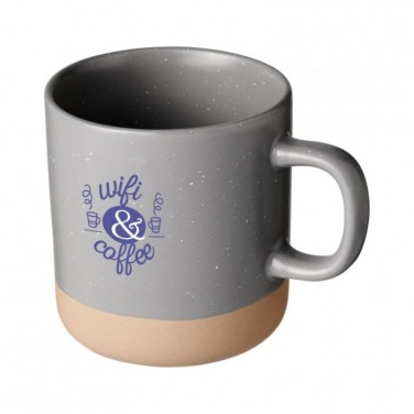 Logo trade corporate gifts picture of: Pascal 360 ml ceramic mug, grey