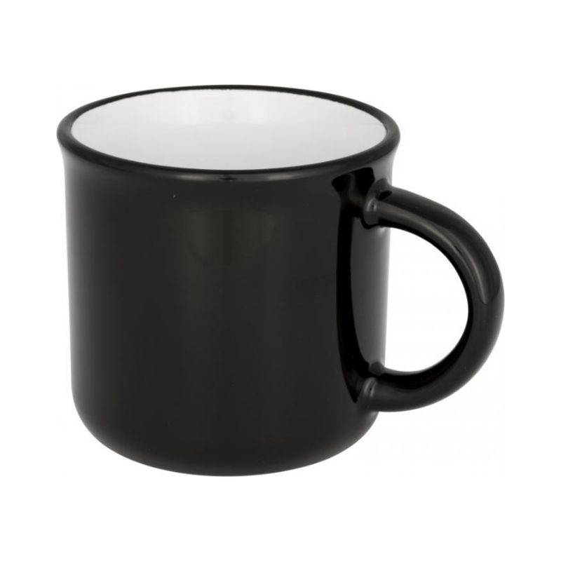 Logotrade business gift image of: Ceramic campfire mug, black