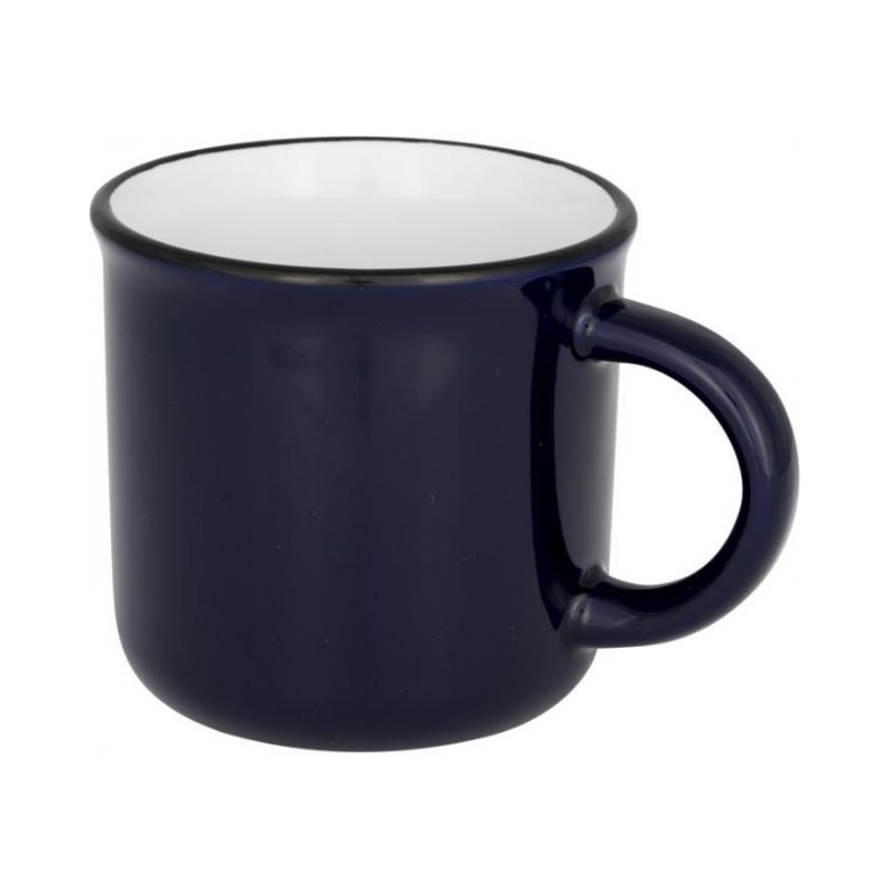 Logo trade corporate gift photo of: Ceramic campfire mug, blue