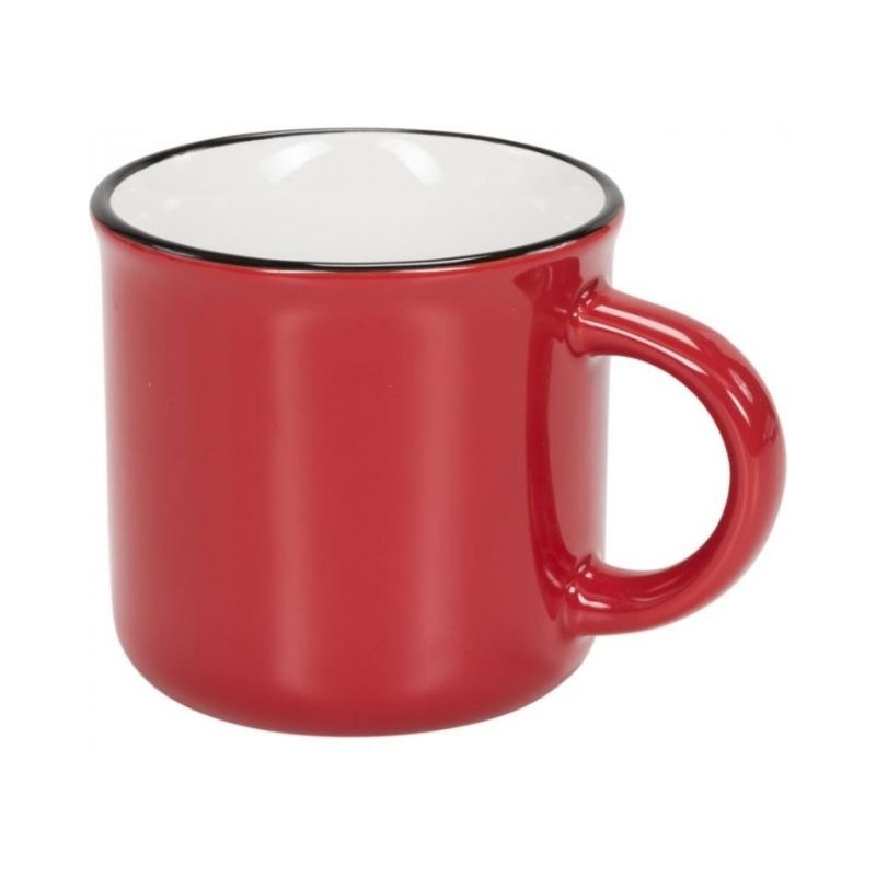 Logotrade promotional items photo of: Ceramic campfire mug, red