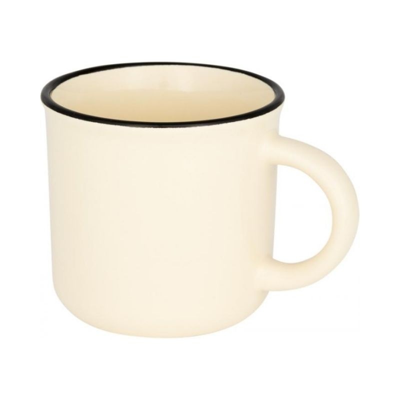 Logo trade corporate gifts picture of: Ceramic campfire mug, cream