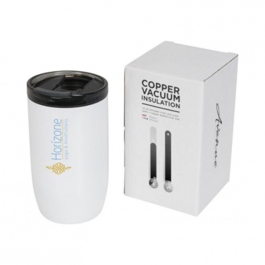 Logo trade business gift photo of: Lagom copper vacuum insulated tumbler, white