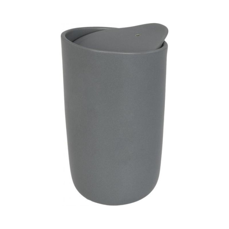 Logo trade promotional giveaways image of: Mysa 410 ml double wall ceramic tumbler, grey