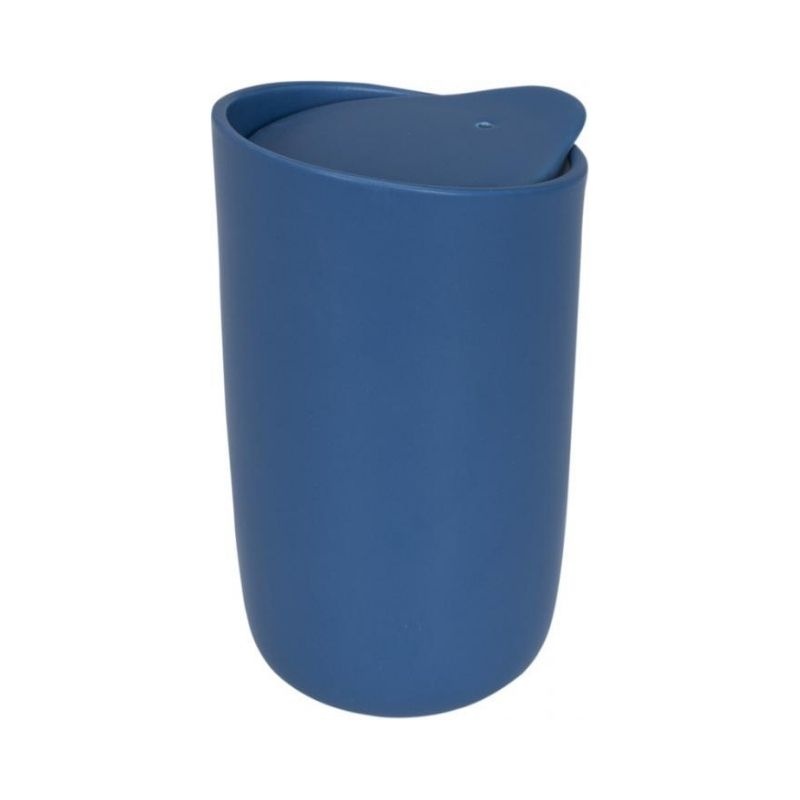 Logotrade corporate gift image of: Mysa 410 ml double wall ceramic tumbler, blue