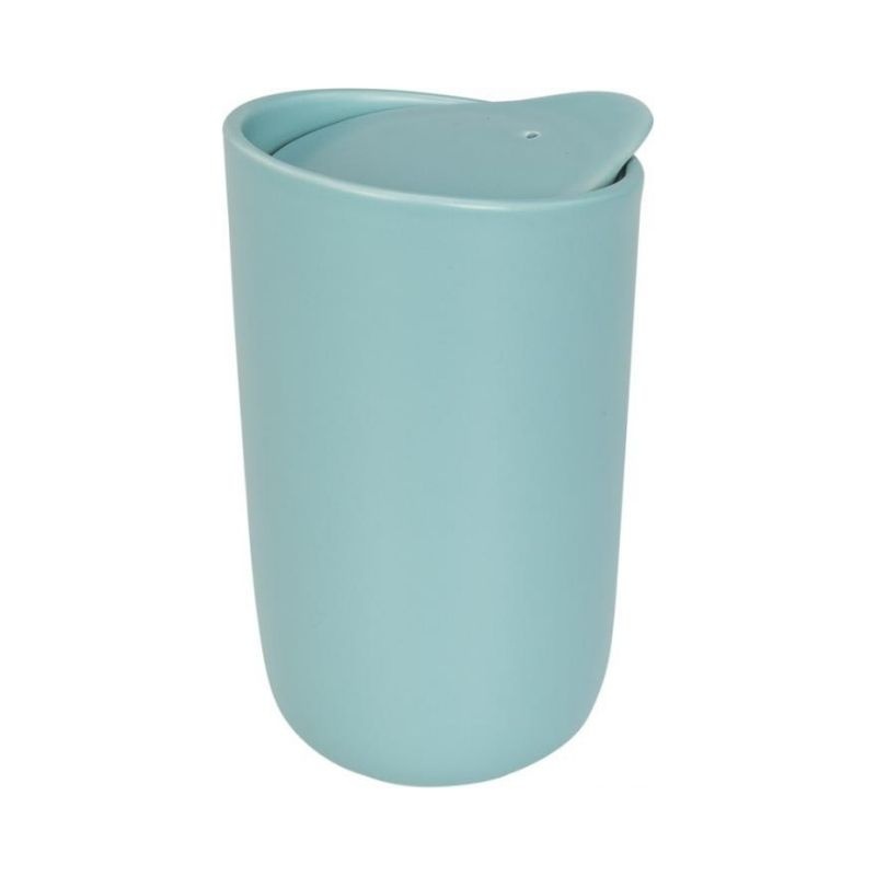 Logo trade promotional items picture of: Mysa 410 ml double wall ceramic tumbler, mint