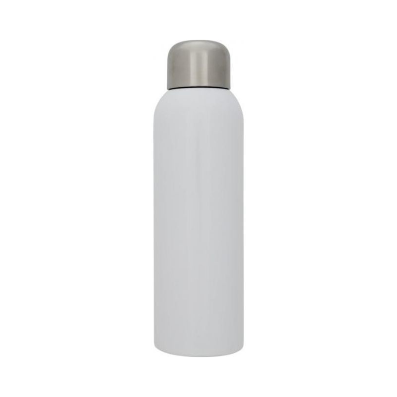 Logo trade promotional gifts image of: Guzzle 820 ml sport bottle, white