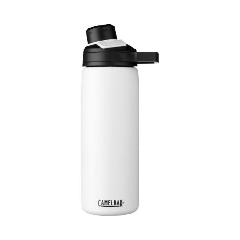 Logo trade promotional merchandise photo of: Chute Mag 600 ml copper vacuum insulated bottle, white