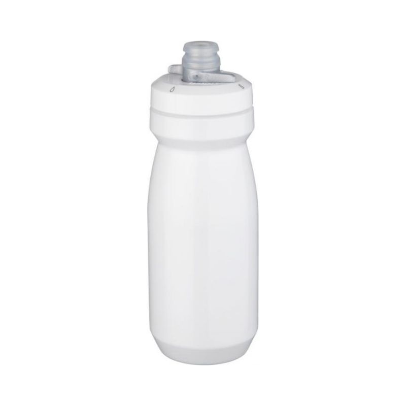 Logo trade promotional products image of: Podium 620 ml sport bottle, white