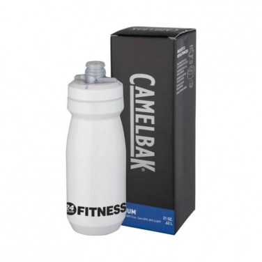 Logotrade advertising product image of: Podium 620 ml sport bottle, white