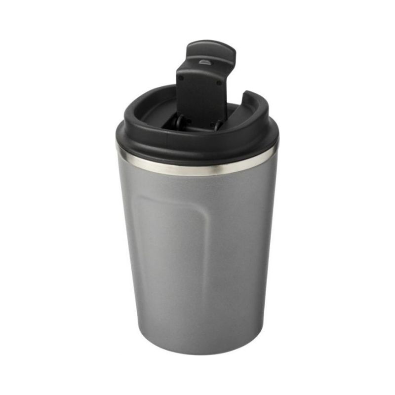 Logo trade promotional giveaways picture of: Thor 360 ml leak-proof copper vacuum tumbler, grey