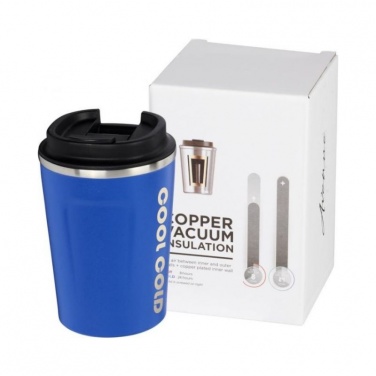 Logo trade promotional gifts picture of: Thor 360 ml leak-proof copper vacuum tumbler, blue