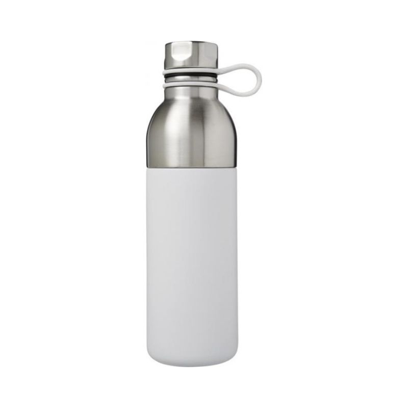 Logotrade advertising product picture of: Koln 590 ml copper vacuum insulated sport bottle, white