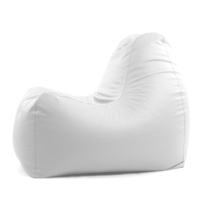 Logo trade promotional merchandise picture of: Bean bag chair Lucas Original, 350 l, white