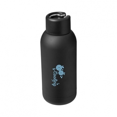 Logo trade promotional giveaway photo of: Brea 375 ml vacuum insulated sport bottle, black