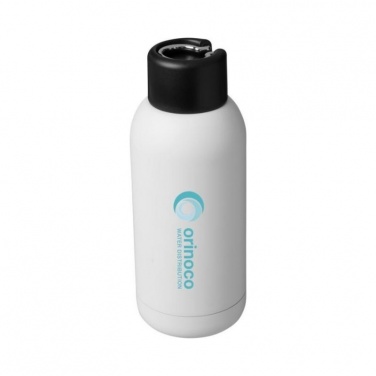 Logo trade business gift photo of: Brea 375 ml vacuum insulated sport bottle, white