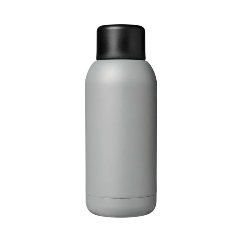 Logotrade promotional merchandise picture of: Brea 375 ml vacuum insulated sport bottle, grey