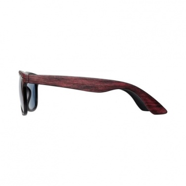 Logo trade business gift photo of: Sun Ray sunglasses with heathered finish, red