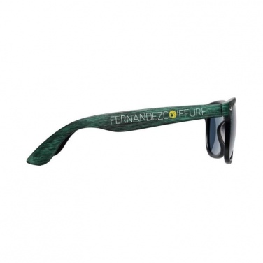 Logo trade promotional gift photo of: Sun Ray sunglasses with heathered finish, green