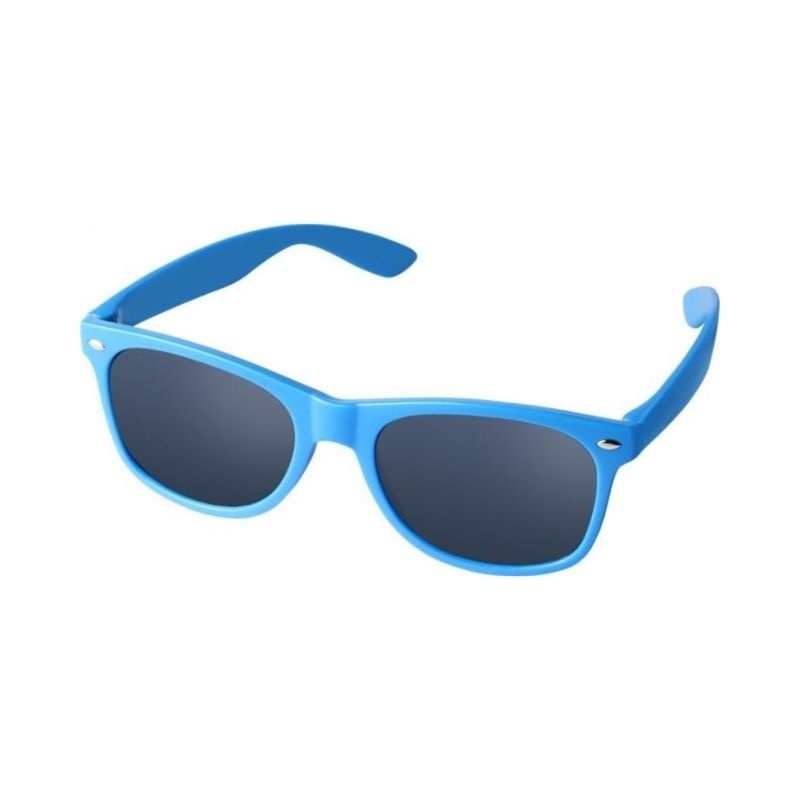 Logo trade promotional gifts image of: Sun Ray sunglasses for kids, process blue