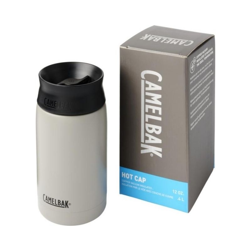 Logo trade promotional giveaways picture of: Hot Cap 350 ml copper vacuum insulated tumbler, grey