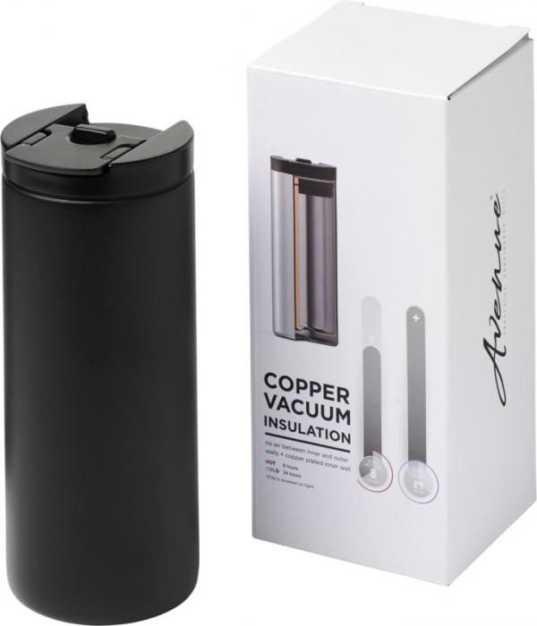 Logo trade promotional item photo of: Lebou 360 ml copper vacuum insulated tumbler, black