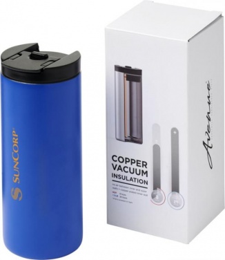 Logo trade promotional merchandise photo of: Lebou 360 ml copper vacuum insulated tumbler, blue