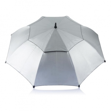 Logotrade promotional product image of: 27” Hurricane storm umbrella, Ø120 cm, grey