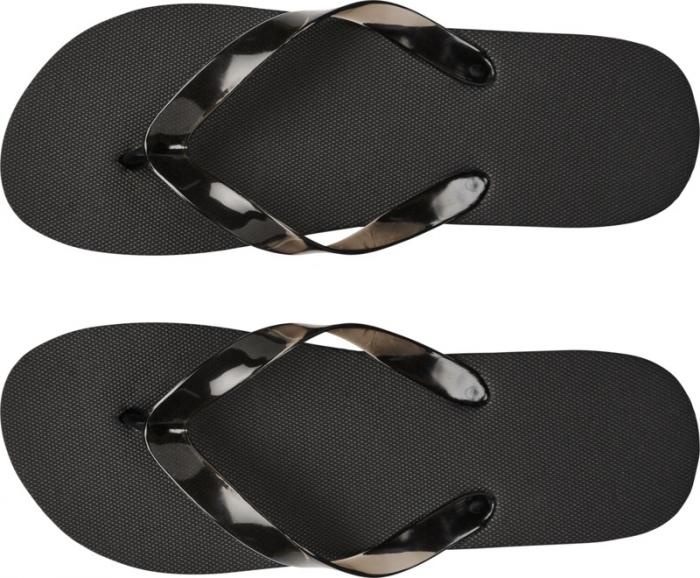 Logo trade promotional item photo of: Railay beach slippers (L), black