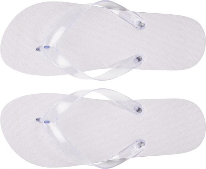 Logotrade promotional products photo of: Railay beach slippers (L), white