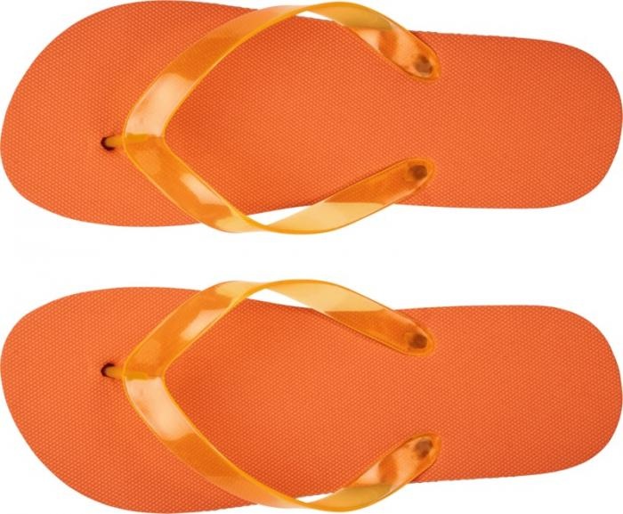 Logotrade promotional giveaway picture of: Railay beach slippers (L), orange