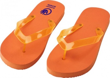 Logo trade promotional items image of: Railay beach slippers (L), orange