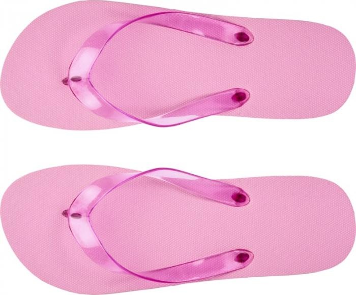 Logo trade promotional item photo of: Railay beach slippers (L), light pink