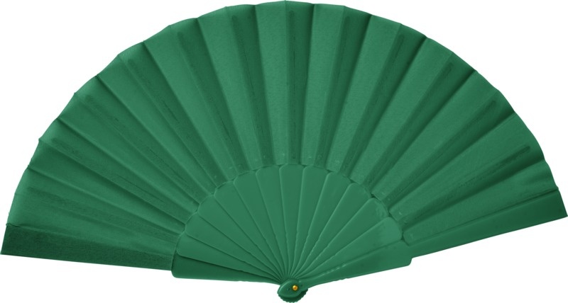 Logotrade promotional merchandise image of: Maestral foldable handfan in paper box, green