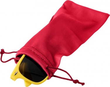 Logotrade advertising product image of: Clean microfibre pouch for sunglasses, red