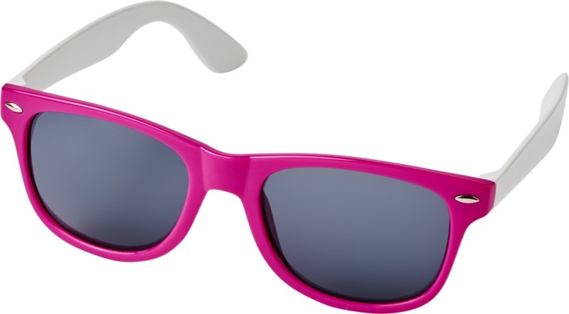 Logo trade corporate gifts picture of: Sun Ray colour block sunglasses, magenta